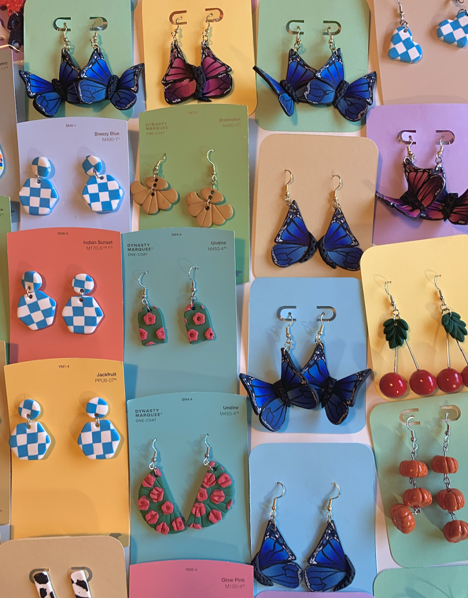 Sartell Junior, Lucy Conda, finds success with selling handcrafted clay earrings! (Photo used with permission from Lucy Conda)